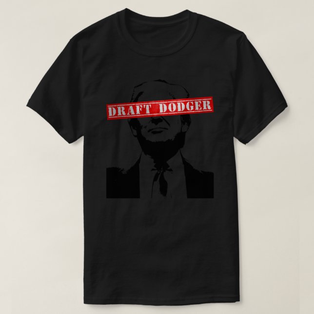 Trump draft dodger Premium T-Shirt (Design Front)