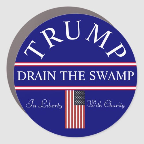 Trump Drain The Swamp   Car Magnet