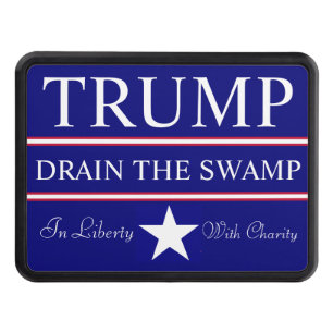 Trump Drain The Swamp   Hitch Cover