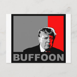 Trump/Drumpf: Buffoon Postcard