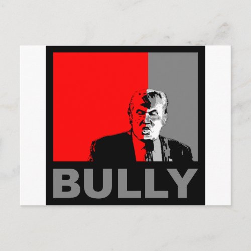 TrumpDrumpf Bully Postcard