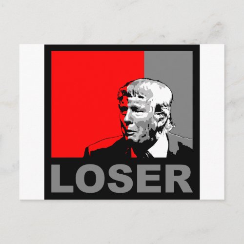 TrumpDrumpf Loser Postcard