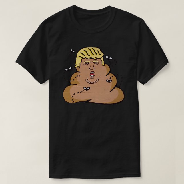 Trump Dump - Graffiti Style Decal Donald Trump Sti T-Shirt (Design Front)