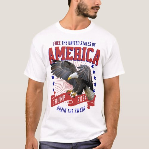 Trump Eagle 2024 Freedom T_Shirt