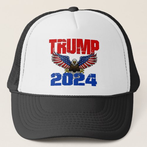 Trump Eagle 2024 Trucker Hat