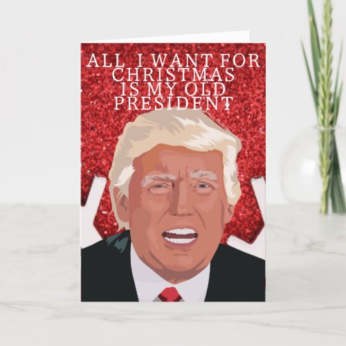 Trump Economy Republican Christmas  Holiday Card