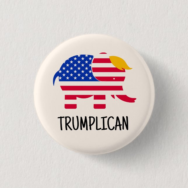 Trump Election 2020 Campaign Novelty Gift Button (Front)
