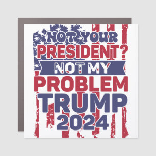 Trump Election 2024 Bumper Sticker Car Magnet