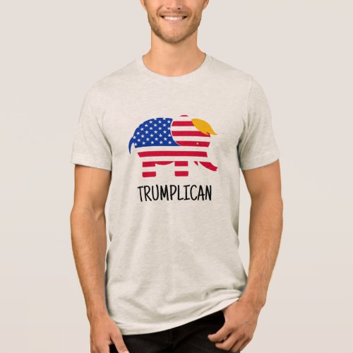 Trump Election 2024 Trumplican Novelty Tri_Blend Shirt