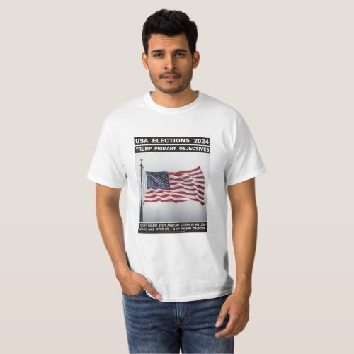 trump elections campaign _  usa elections 2024  T_Shirt