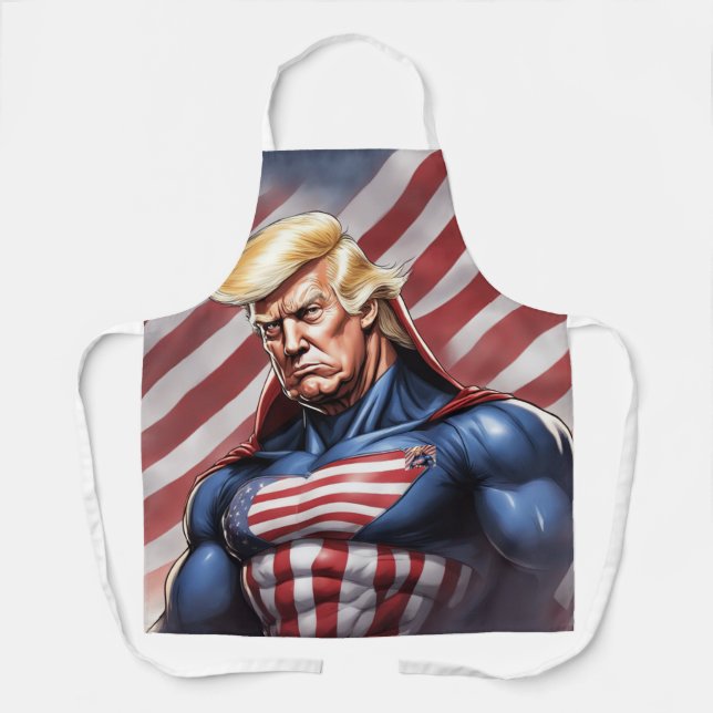 Trump Epic Superhero Apron (Front)