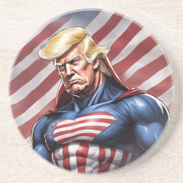 Trump Epic Superhero Coaster (Front)