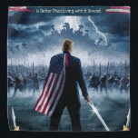 Trump Epic Warrior Pet Bandana<br><div class="desc">Dress your pet in this Trump Epic Warrior Pet Bandana, perfect for patriotic pets who stand tall with their owners.</div>