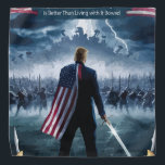 Trump Epic Warrior Pet Bandana<br><div class="desc">Dress your pet in this Trump Epic Warrior Pet Bandana, perfect for patriotic pets who stand tall with their owners.</div>