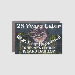 Trump Epstein Island Files Babies Republican 2026  Car Magnet
