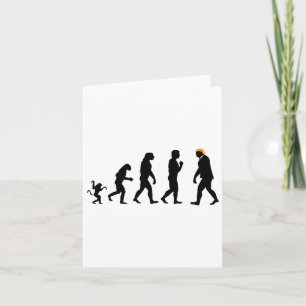 Trump Evolution Resist Funny Donald Trump  Card