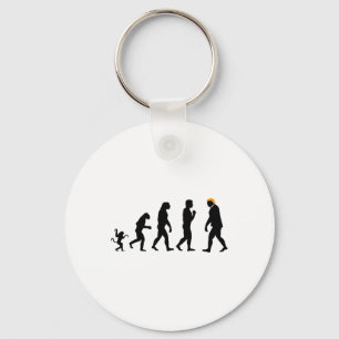 Trump Evolution Resist Funny Donald Trump Keychain