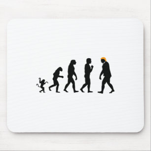 Trump Evolution Resist Funny Donald Trump  Mouse Pad