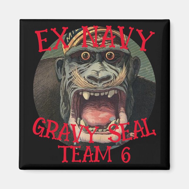 Trump Ex Navy Elephant Seal Book Reality TV HG Magnet (Front)