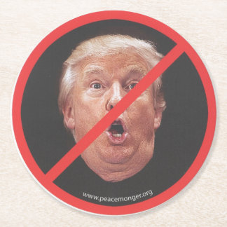 Trump Face Paper Coaster