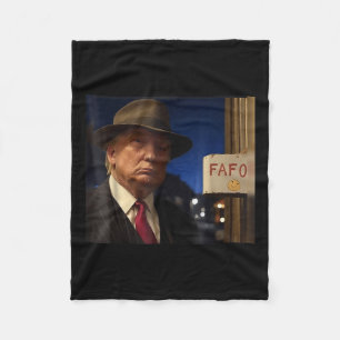 Trump Fafo Meme Trump Fafo F Around Find Out Us  Fleece Blanket