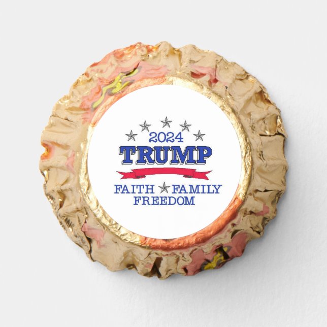 Trump Faith Family Freedom Reese's Peanut Butter Cups (Front)