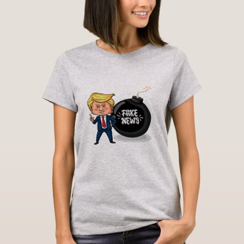 Trump Fake News T_Shirt