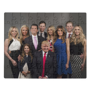 Trump Family Portrait Jigsaw Puzzle