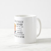 Trump Father Funny Dad Birthday Father's day Coffee Mug (Front Right)