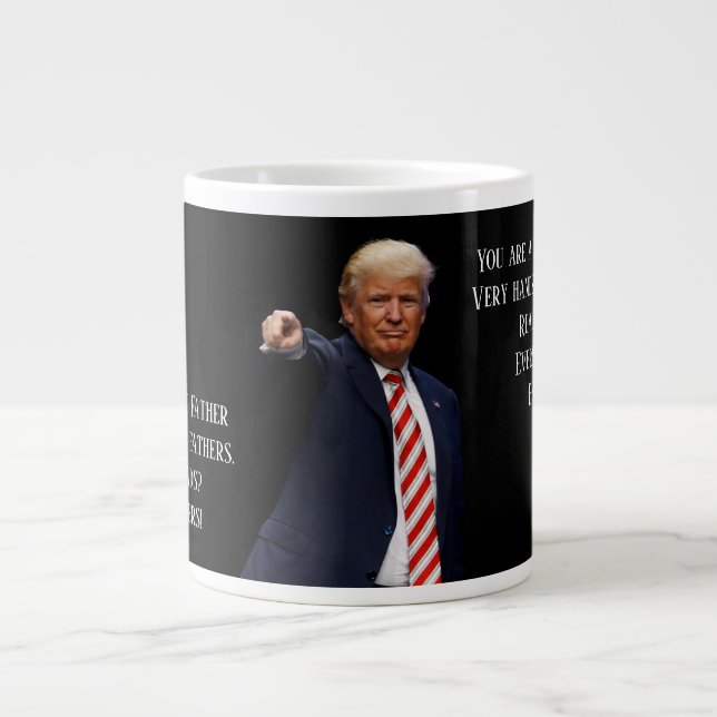 Trump Father's Day Jumbo Mug (Front)