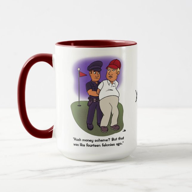 Trump Felonies Coffee Mug (Left)