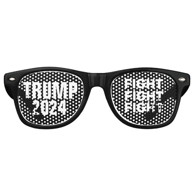 TRUMP FIGHT! 2024 Party Sunglasses (Front)