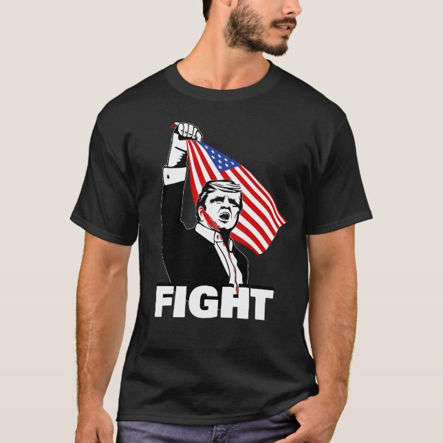 Trump Fight Assassination Attempt Election T-shirt (Front)