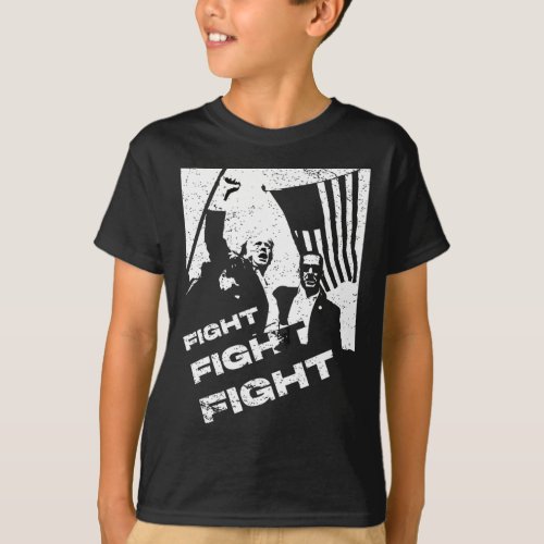 Trump Fight Fight Fight 2024 Rally Election  T_Shirt