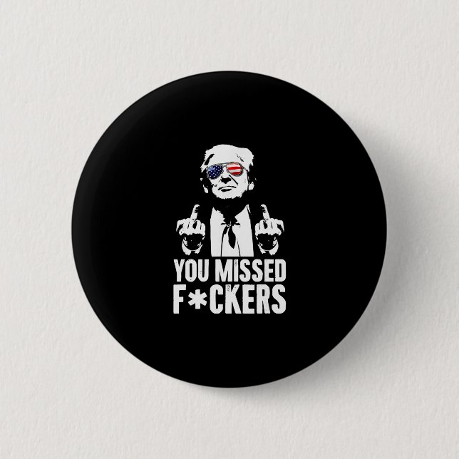 Trump Fight Fight Fight  Button (Front)