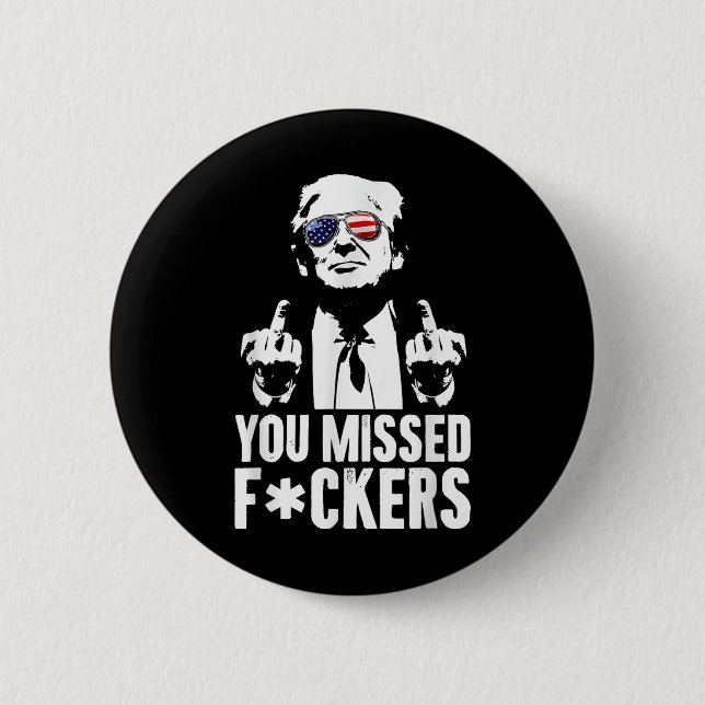 Trump Fight Fight Fight  Button (Front)