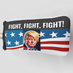 TRUMP FIGHT, FIGHT FIGHT GOLF GIFTS  HEAD COVER