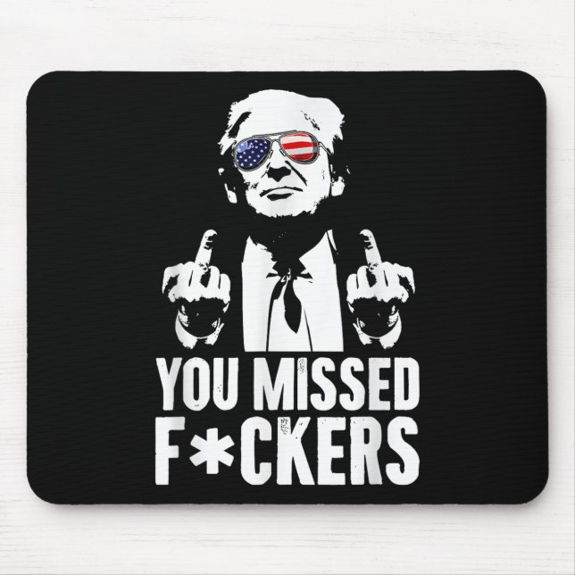 Trump Fight Fight Fight  Mouse Pad (Front)