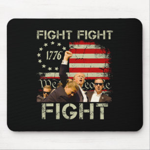 Trump Fight Fight Fight Trump Signals To Americans Mouse Pad