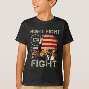 Trump Fight Fight Fight Trump Signals To Americans T-Shirt