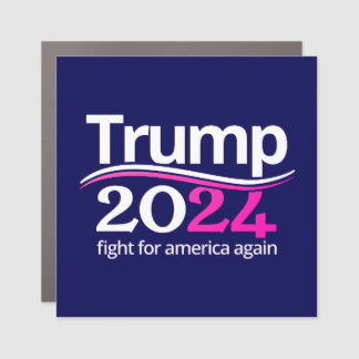 Trump fight for america- Trump vance 2024 Car Magnet