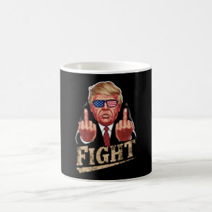 Trump Fight US Election Retro Vintage Coffee Mug