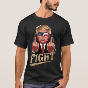 Trump Fight US Election Retro Vintage T-Shirt