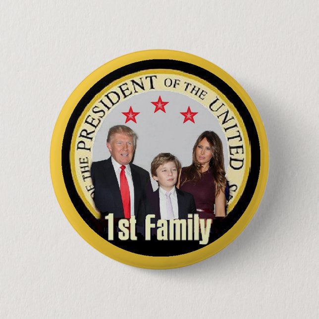 TRUMP First Family Button (Front)