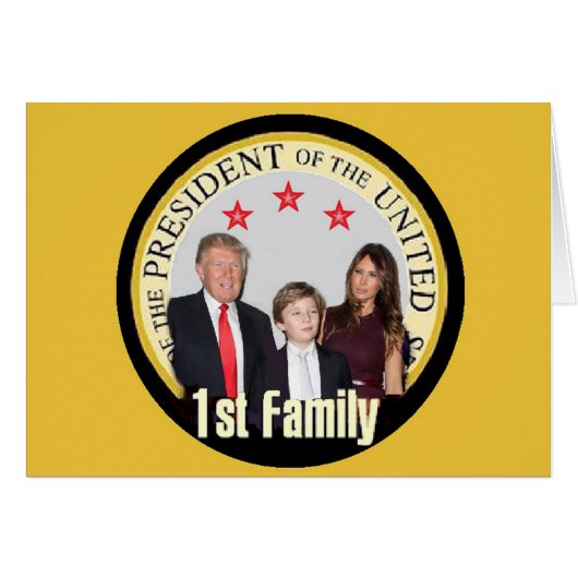 TRUMP First Family Card (Front Horizontal)