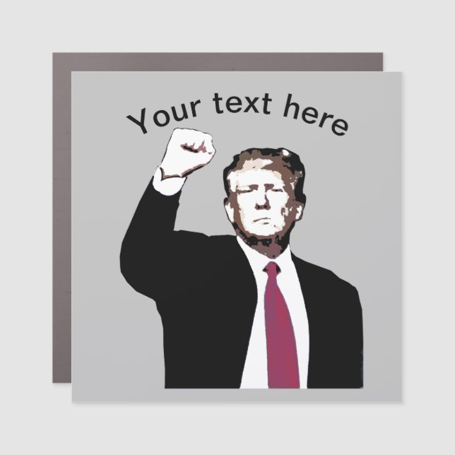 Trump Fist  Car Magnet (Front)