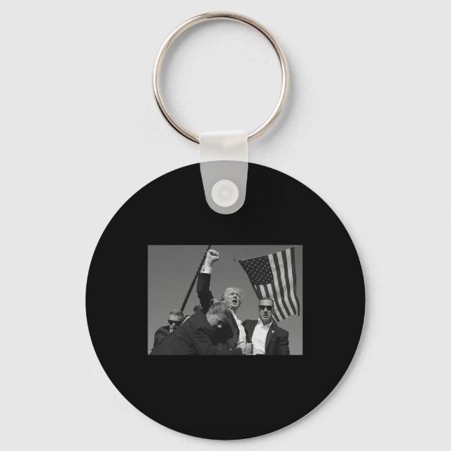 Trump Fist Pump 1  Keychain (Front)