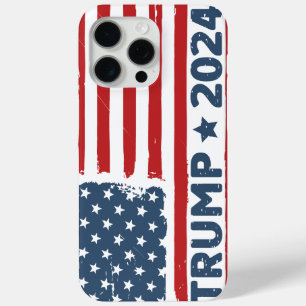 Trump Flag America iPhone 15 Pro Max Case