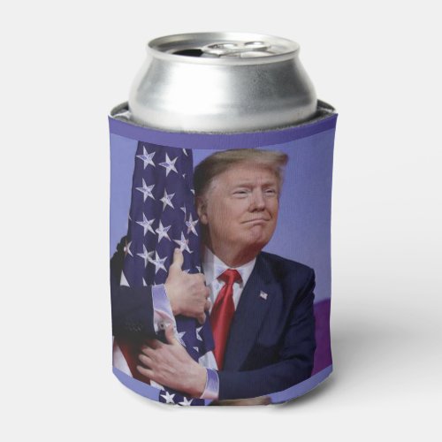 Trump Flag Hugger Can Cooler