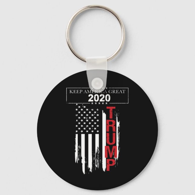 Trump Flag  Keychain (Front)